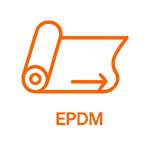 EPDM roofing system icon for commercial flat roofing in Central Florida
