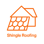 The Roofing Crew TAMKO Asphalt shingle roofing service icon representing residential roofing in Central Florida