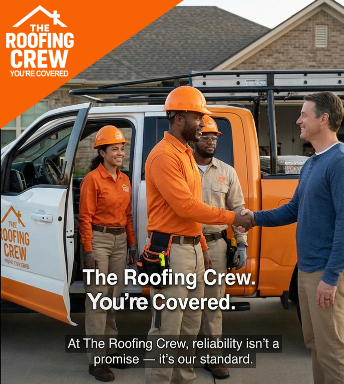The Roofing Crew roofing contractors performing roof repair and replacement in Central Florida