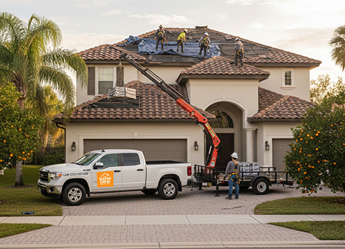 Storm damage Roof Repair