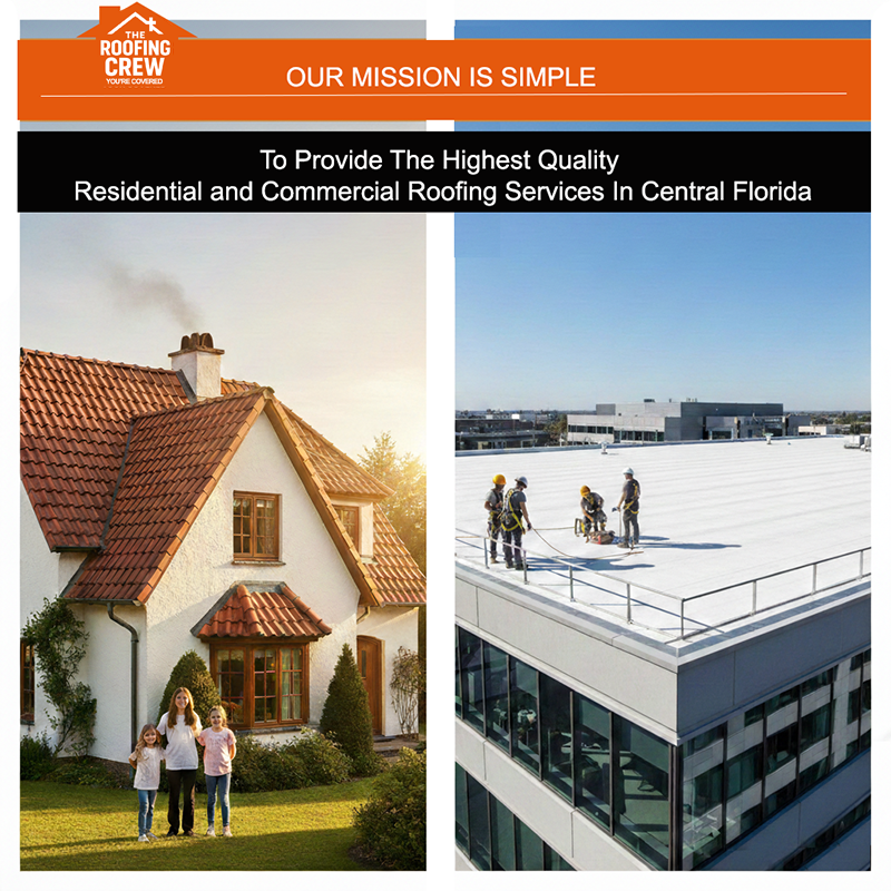 The Roofing Crew Central Florida roofing contractors providing residential and commercial roofing services
